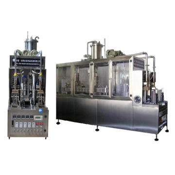 Liquid egg gable top carton filling capping machine